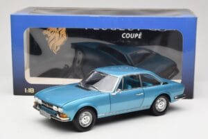 Peugeot 504 Coupe Blue Norev 1:18 184755 Diecast - image 8 of 8