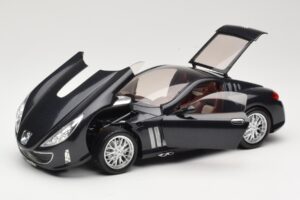 Peugeot 907 Concept Black Bburago 1:18 3407404 Diecast - image 2 of 8