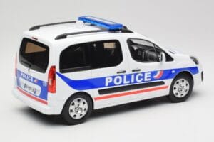 Peugeot Partner Police Blue Norev 1:18 184891 Diecast - image 2 of 6