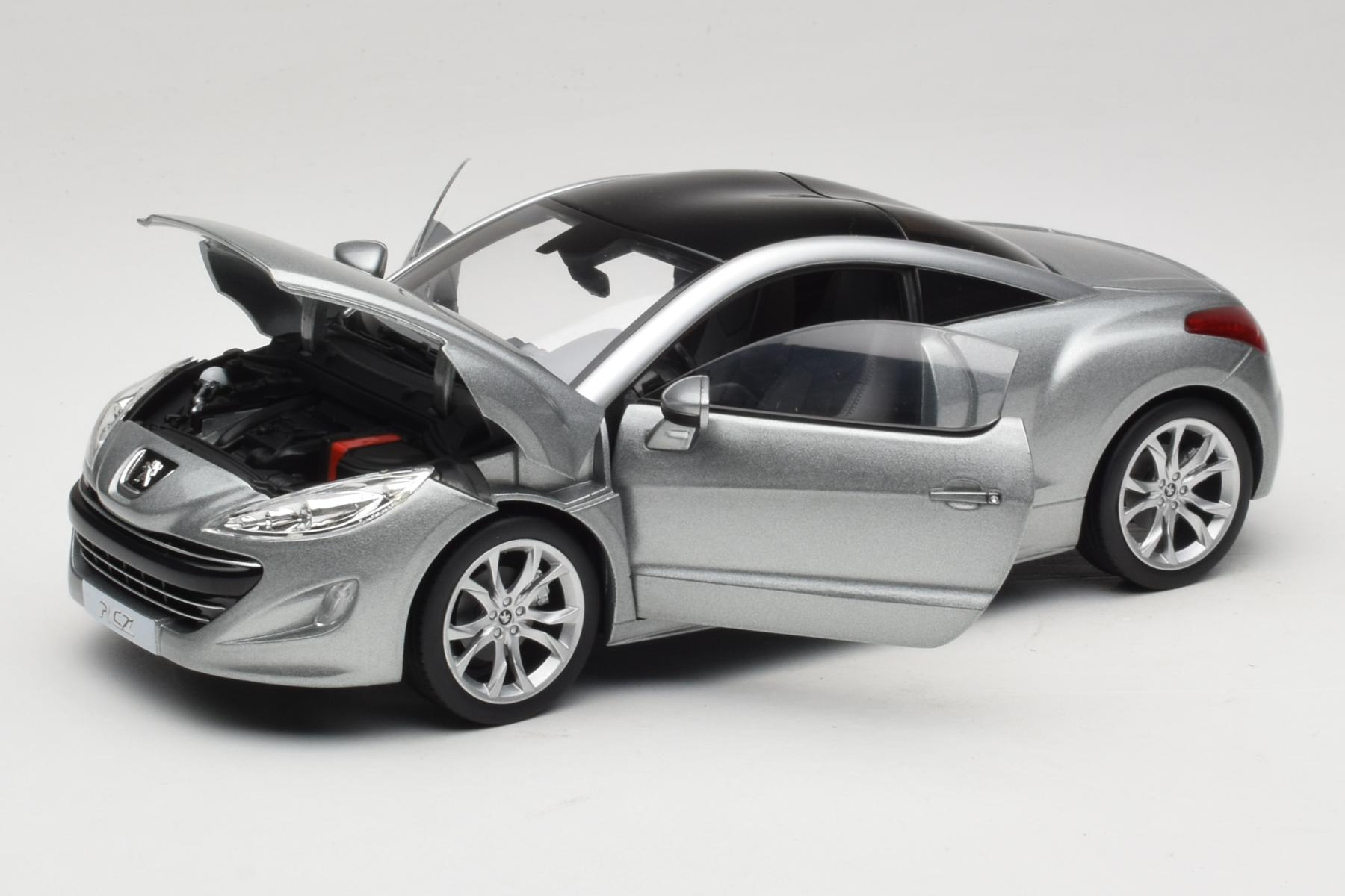 Norev Peugeot RCZ 1:18 Diecast Mercury Grey Coupe