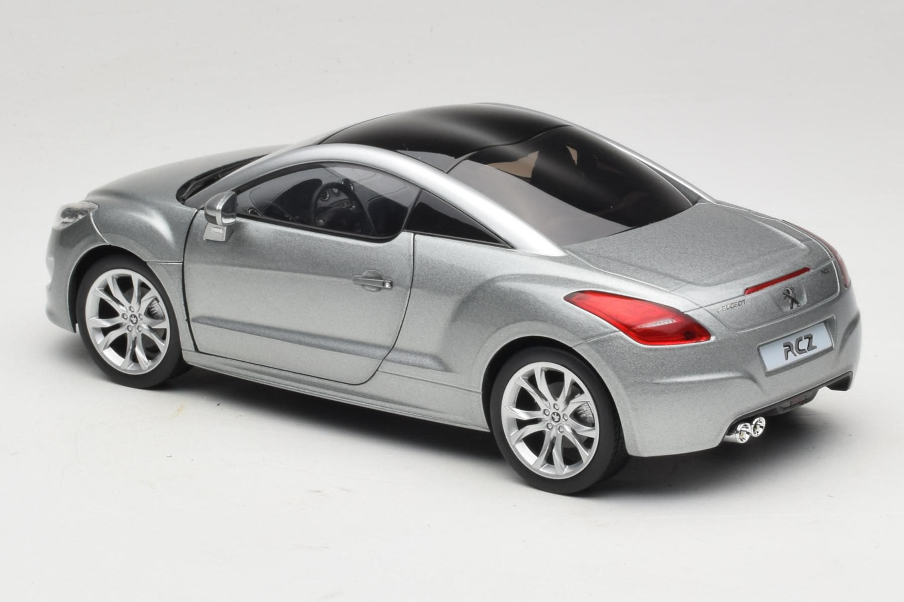 Norev Peugeot RCZ 1:18 Diecast Mercury Grey Coupe