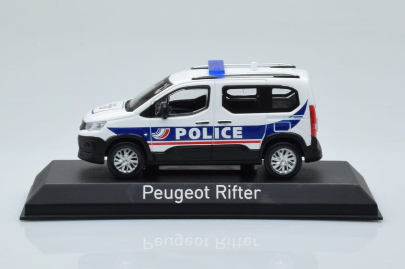 Peugeot Rifter Police Nationale White Norev 1:43 479065 Diecast