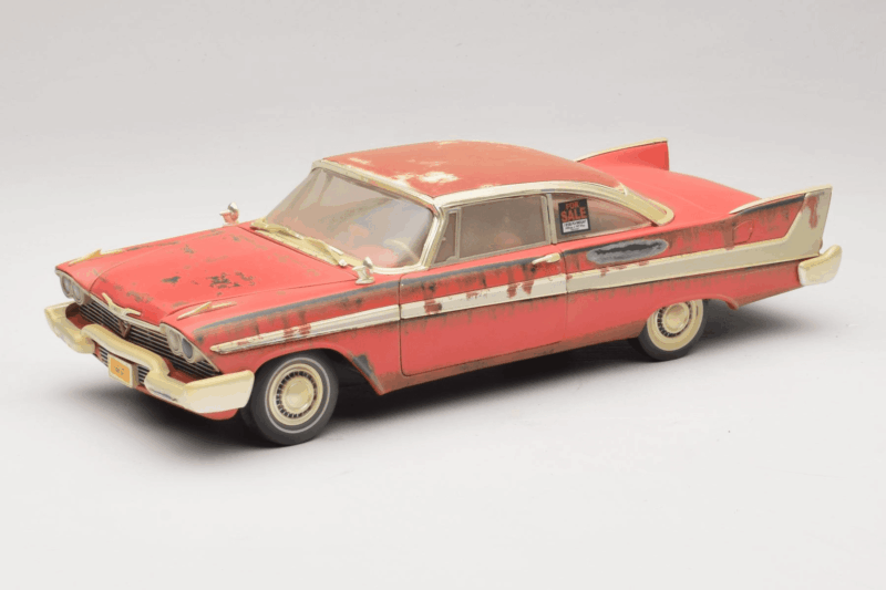 Plymouth Fury Red Christine Dirty Version Auto World 1:18 Plymouth Fury Red Christine Dirty Version Auto World 1:18 AWSS119/06 Diecast