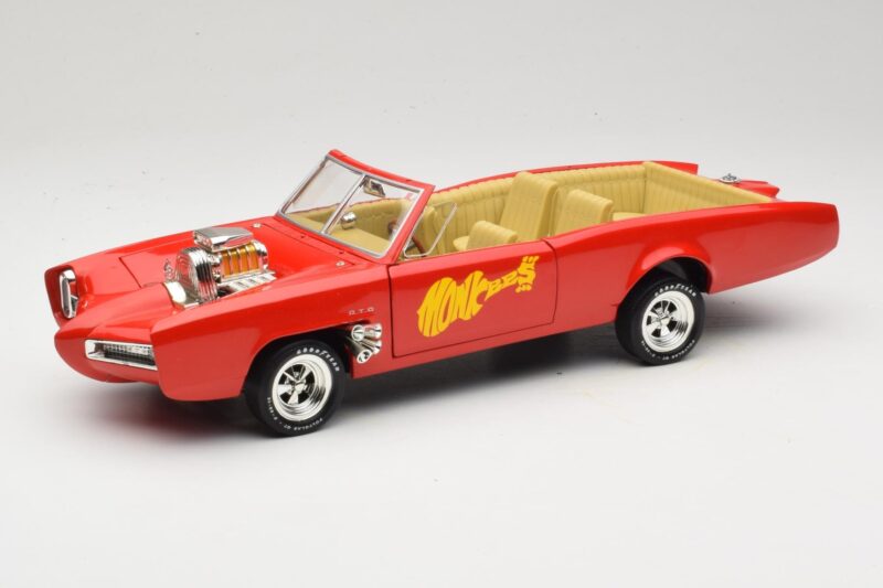 Pontiac GTO Monkeemobile Red ERTL 1:18 33150 Diecast