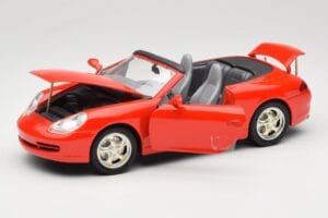 Porsche 911 996 Cabriolet Red Mira 1:18 06930 Diecast - image 2 of 8