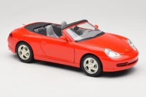 Porsche 911 996 Cabriolet Red Mira 1:18 06930 Diecast - image 6 of 8