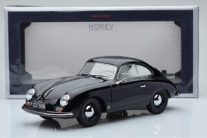 Porsche 356 Black Norev 1:18 187451 Diecast - image 6 of 6