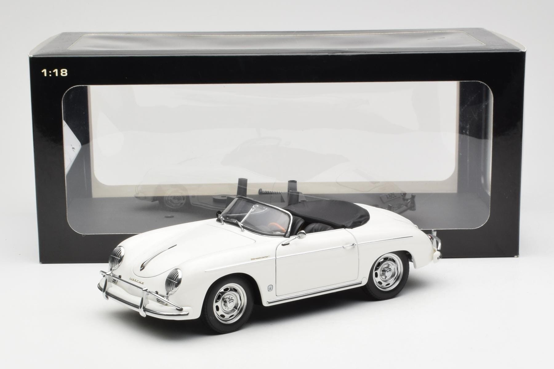 AUTOart Porsche 356A Speedster 1:18 White Diecast Model