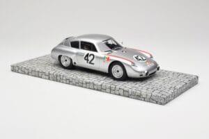 Porsche 356B 1600 GS Carrera GTL Abarth #42 H. Herrmann / H. Linge Targa Florio 1962 Minichamps 1:18 107626842 Resin - image 4 of 6