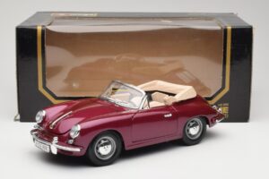 Porsche 356B Cabriolet Aubergine Bburago 1:18 3021-M4 Diecast - image 8 of 8