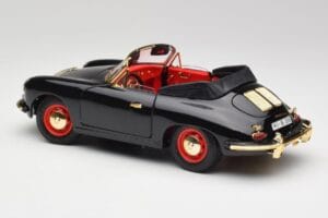 Porsche 356B Cabriolet Black Bburago 1:18 3031D Diecast - image 7 of 8
