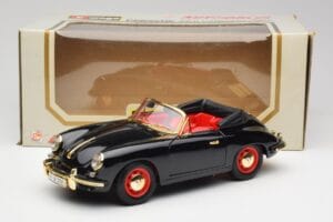 Porsche 356B Cabriolet Black Bburago 1:18 3031D Diecast - image 8 of 8