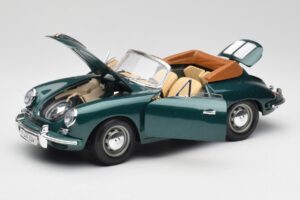 Porsche 356B Cabriolet Green Bburago 1:18 3051-M1 Diecast - image 2 of 8