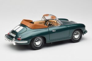 Porsche 356B Cabriolet Green Bburago 1:18 3051-M1 Diecast - image 3 of 8