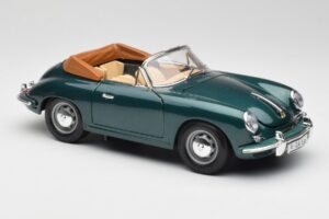 Porsche 356B Cabriolet Green Bburago 1:18 3051-M1 Diecast - image 6 of 8