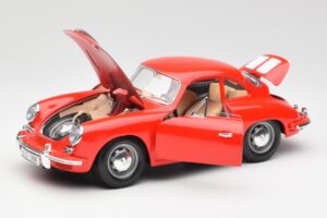 Porsche 356B Red Bburago 1:18 3021 Diecast - image 2 of 8