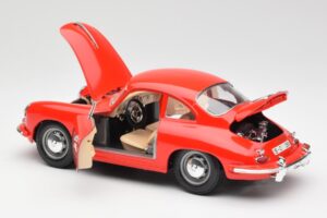 Porsche 356B Red Bburago 1:18 3021 Diecast - image 5 of 8