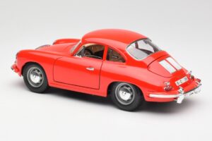 Porsche 356B Red Bburago 1:18 3021 Diecast - image 7 of 8