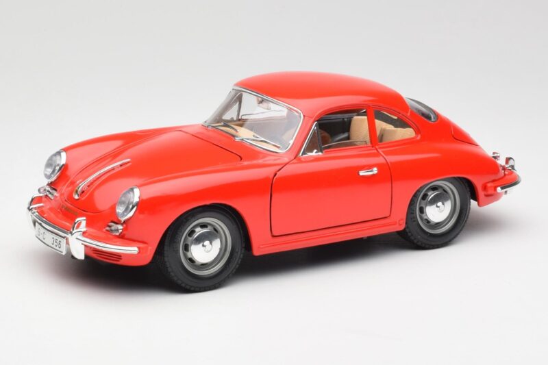 Porsche 356B Red Bburago 1:18 3021 Diecast