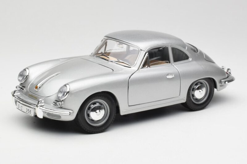 Porsche 356B Silver Bburago 1:18 3021-M1 Diecast