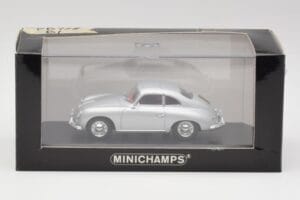 Porsche 356B Coupe Silver Minichamps 1:43 400064321 Diecast - image 4 of 4