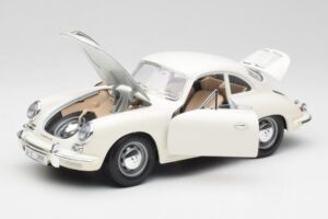 Porsche 356B White Bburago 1:18 3021-M3 Diecast - image 2 of 8