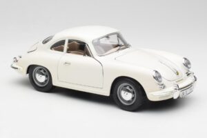 Porsche 356B White Bburago 1:18 3021-M3 Diecast - image 6 of 8