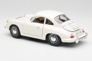 Porsche 356B White Bburago 1:18 3021-M3 Diecast - image 7 of 8