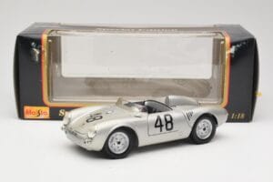 Porsche 550A Spyder #48 Sports Prototype 1955 Maisto 1:18 50341 Diecast - image 8 of 8