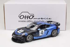 Porsche 718 Cayman GT4 RS Clubsport Black Blue Otto 1:18 OT469 Resin - image 6 of 6