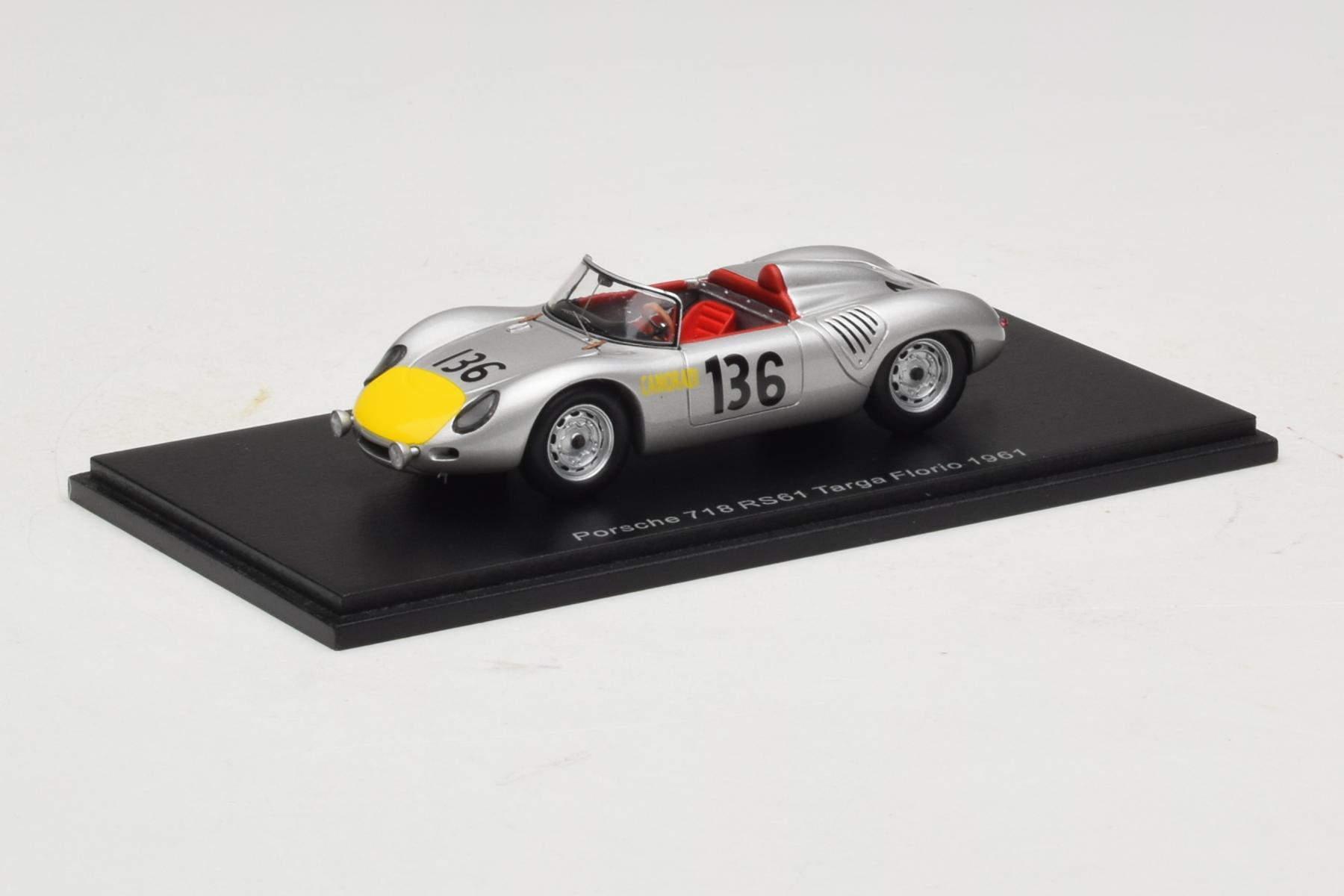 Spark Porsche 718 RS 61 Moss Hill Targa Florio 1961