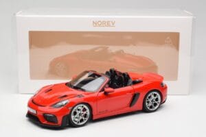 Porsche 718 Spyder RS Guards Red Norev 1:18 187271 Diecast - image 8 of 8