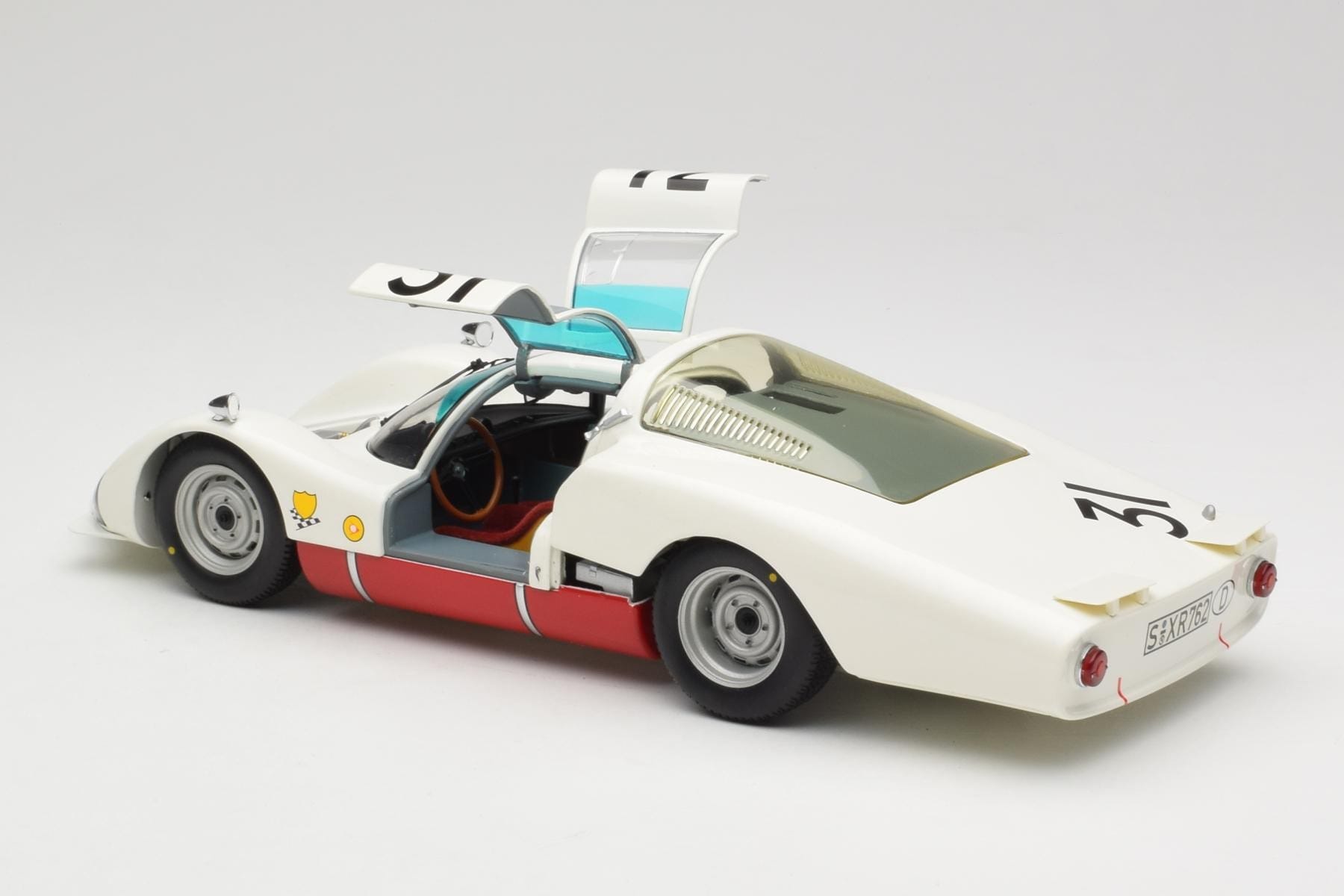 ミニチャンプス ポルシェ906 1966ニューブルクリンク 1/18 中古品