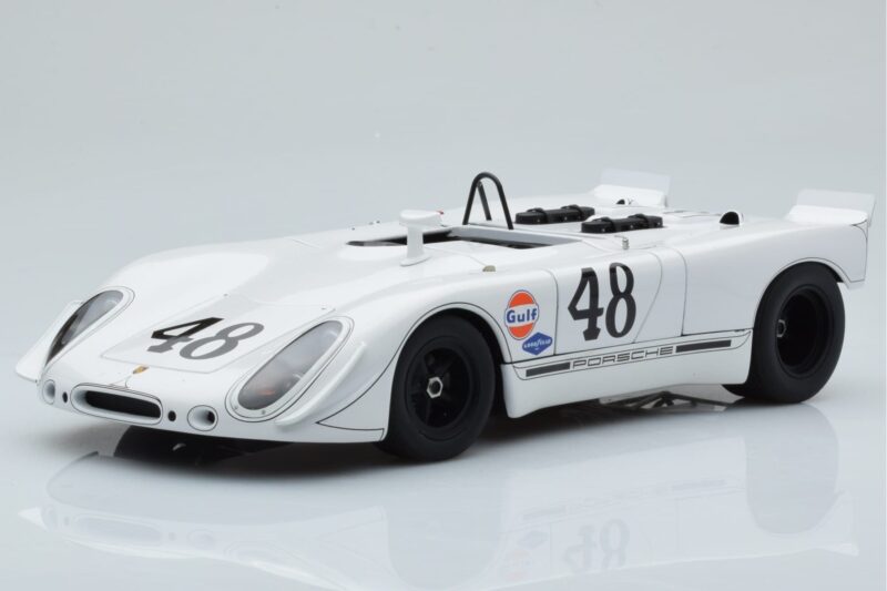 Porsche 908/02 #48 S. McQueen / P. Revson 12 Hours of Sebring 2nd Place Post Race Version 1970 AUTOart 1:18 Porsche 908/02 #48 S. McQueen / P. Revson 12 Hours of Sebring 2nd Place Post Race Version 1970 AUTOart 1:18 87072 Diecast