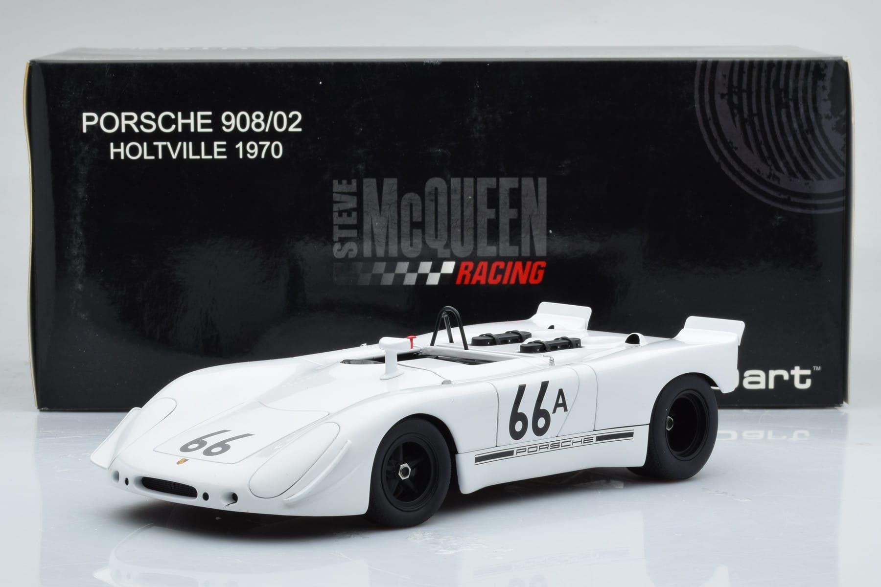 Porsche 908/02 #66A S. McQueen Holtville 1970 AUTOart 1:18