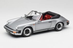 Porsche 911 930 Carrera 3.2 Cabriolet Grey Metallic Minichamps 1:18 100063034 Diecast