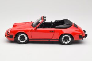 Porsche 911 930 Carrera 3.2 Cabriolet Guards Red Minichamps 1:18 110063030 Diecast - image 4 of 8