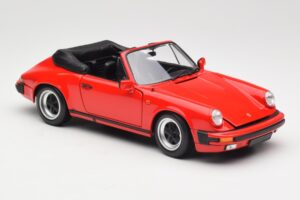 Porsche 911 930 Carrera 3.2 Cabriolet Guards Red Minichamps 1:18 110063030 Diecast - image 6 of 8