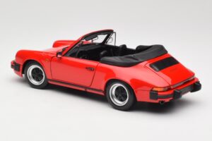 Porsche 911 930 Carrera 3.2 Cabriolet Guards Red Minichamps 1:18 110063030 Diecast - image 7 of 8
