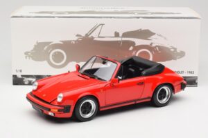 Porsche 911 930 Carrera 3.2 Cabriolet Guards Red Minichamps 1:18 110063030 Diecast - image 8 of 8