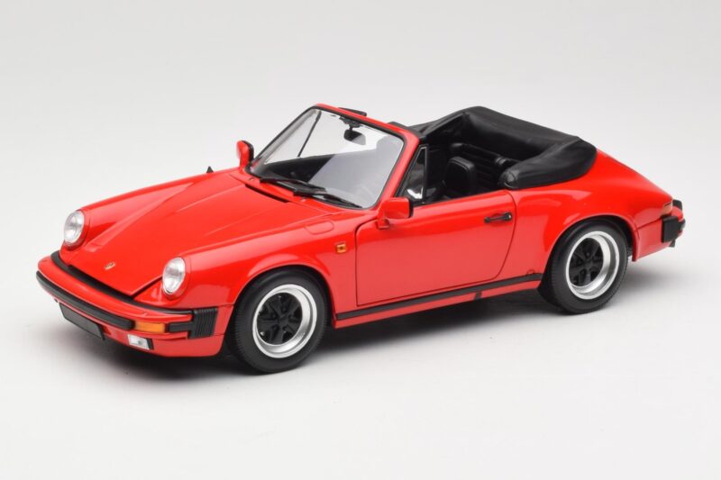 Porsche 911 930 Carrera 3.2 Cabriolet Guards Red Minichamps 1:18 110063030 Diecast