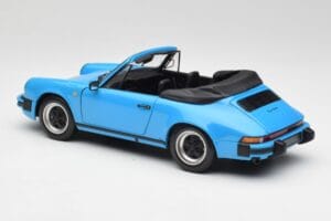 Porsche 911 930 Carrera Cabriolet Blue Minichamps 1:18 100063032 Diecast - image 7 of 8
