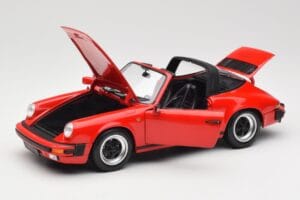 Porsche 911 930 Carrera Targa 3.2 Guards Red Minichamps 1:18 100063061 Diecast - image 2 of 9