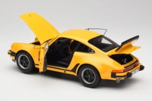 Porsche 911 930 Turbo 3.0 Yellow Norev 1:18 187579 Diecast - image 5 of 8