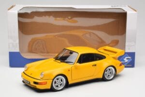 Porsche 911 964 3.8 RS Speed Yellow Solido 1:18 S1803401 Diecast - image 7 of 7