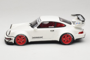 Porsche 911 964 RWB Hoonigan White GT Spirit 1:18 GT732 Resin - image 3 of 6