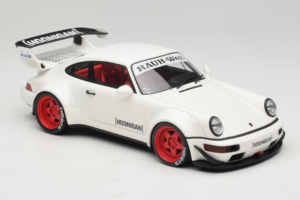 Porsche 911 964 RWB Hoonigan White GT Spirit 1:18 GT732 Resin - image 4 of 6