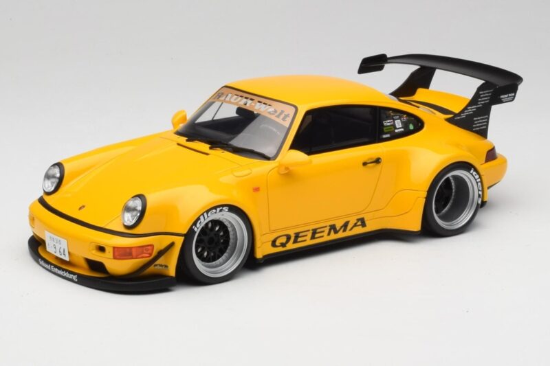 Porsche 911 964 RWB Keema Yellow GT Spirit 1:18 Porsche 911 964 RWB Keema Yellow GT Spirit 1:18 GT492 Resin