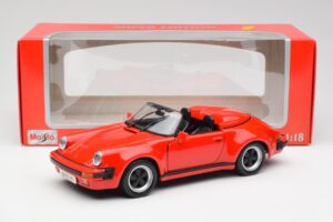 Porsche 911 964 Speedster Red Maisto 1:18 37800-M2 Diecast - image 8 of 8