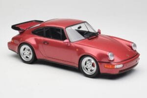 Porsche 911 964 Turbo Red Minichamps 1:18 155069102 Diecast - image 4 of 6